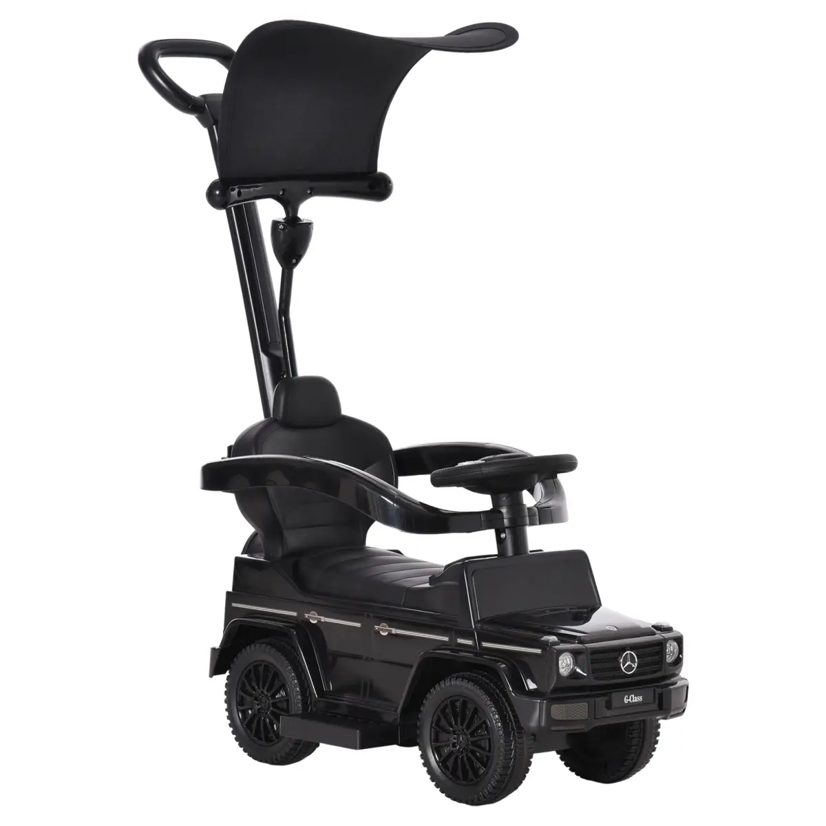 Benz G350 Ride-on Sliding Car Floor Slider Stroller Kids Vehicle, Black HOMCOM by Unbranded