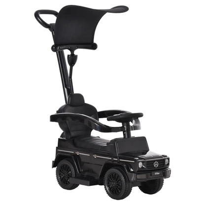 Benz G350 Ride-on Sliding Car Floor Slider Stroller Kids Vehicle, Black HOMCOM by Unbranded