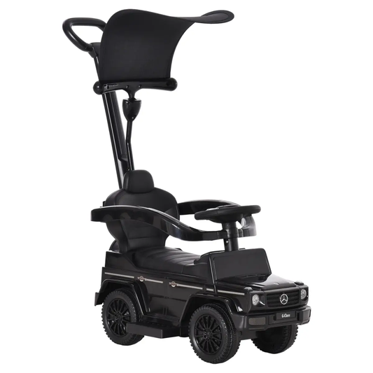 Benz G350 Ride-on Sliding Car Floor Slider Stroller Kids Vehicle, Black HOMCOM by Unbranded