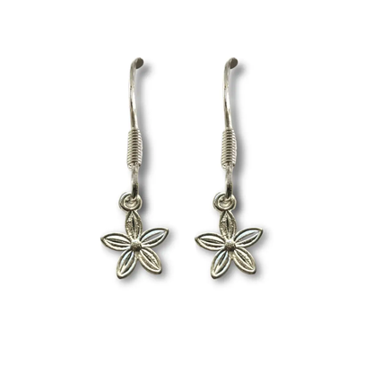 Dahlia Flower Drop Earrings by Aye Do Gifts