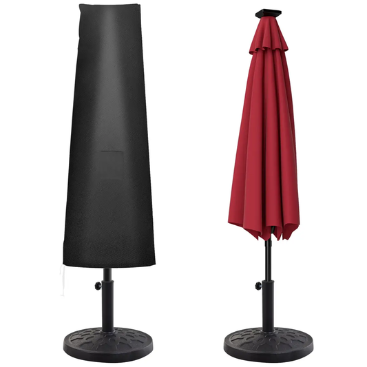Parasol Umbrella Cover Outdoor Protector Weatherproof Cantilever Garden by Outsunny