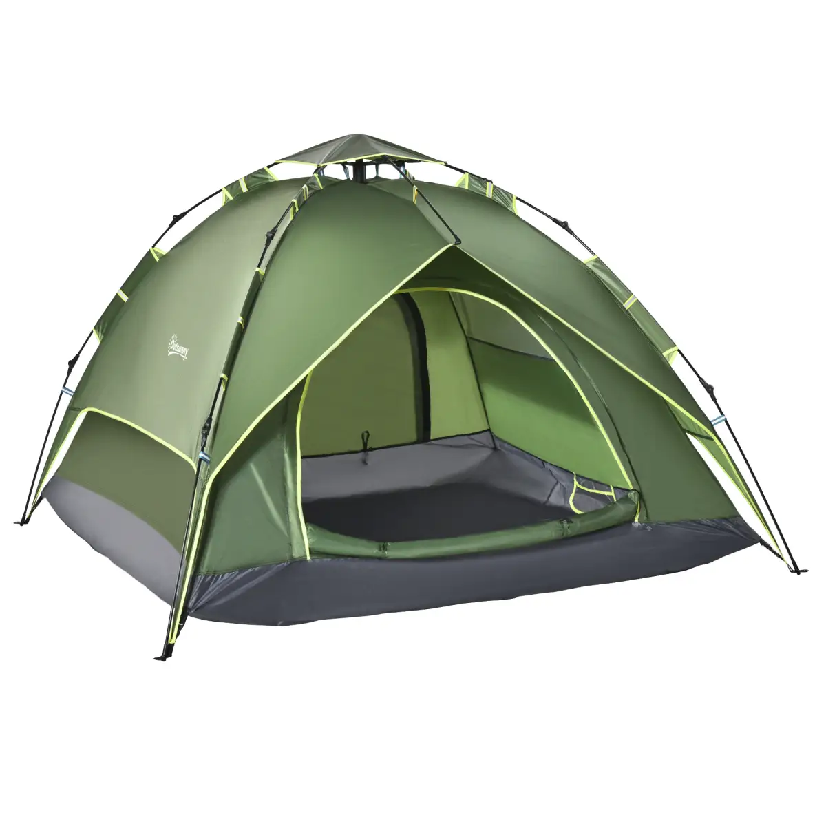 2 Man Pop Up Tent Camping Festival Hiking Family Travel Shelter Outsunny by Unbranded