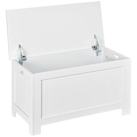 Large Storage Box Toy Chest with Lid & Safety Hinges by HOMCOM