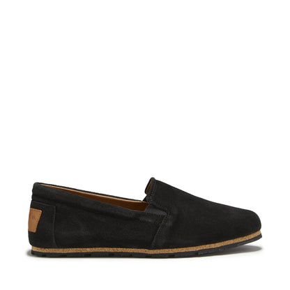 Tyre Sole Espadrilles, black suede by Hugs & Co.