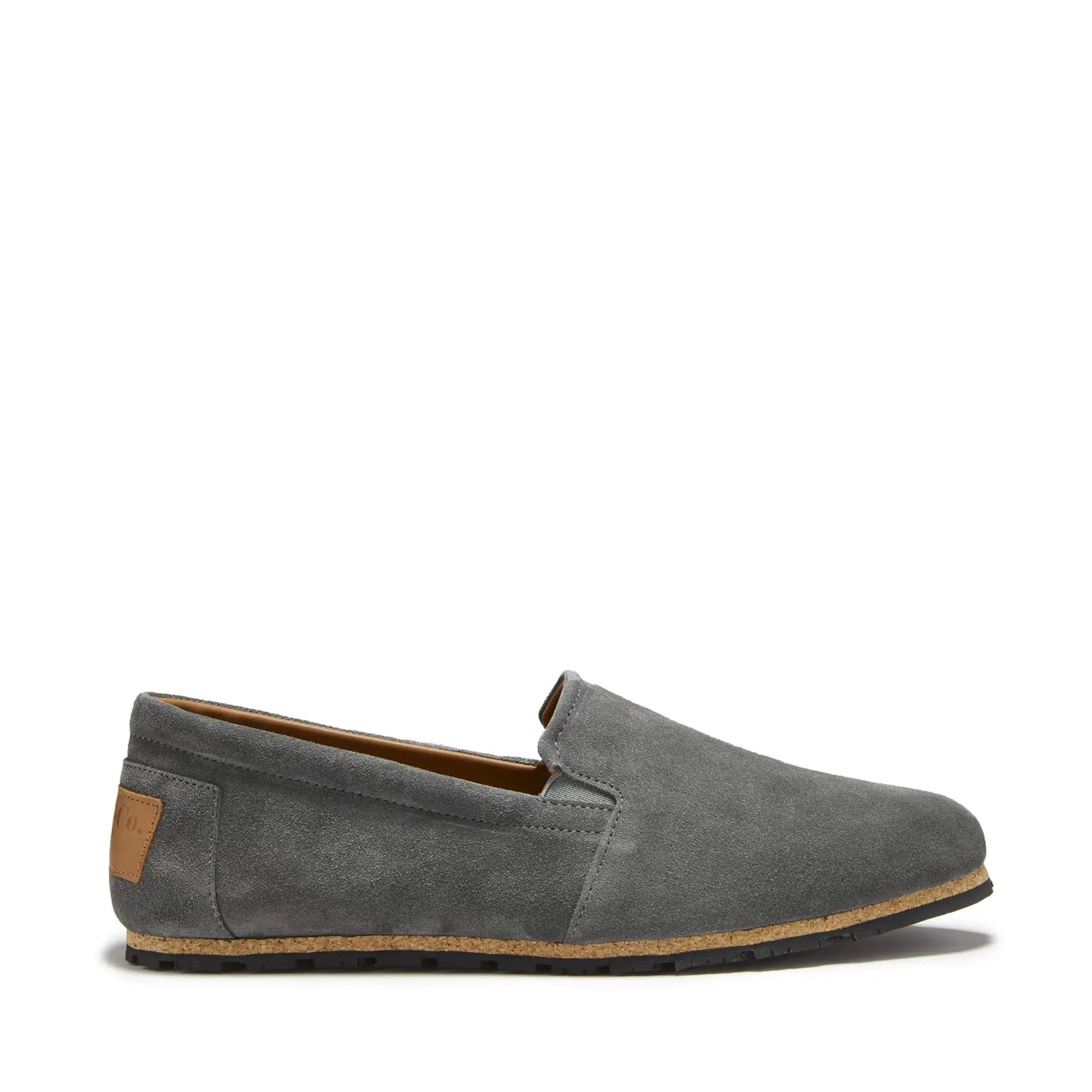 Tyre Sole Espadrilles, charcoal suede by Hugs & Co.