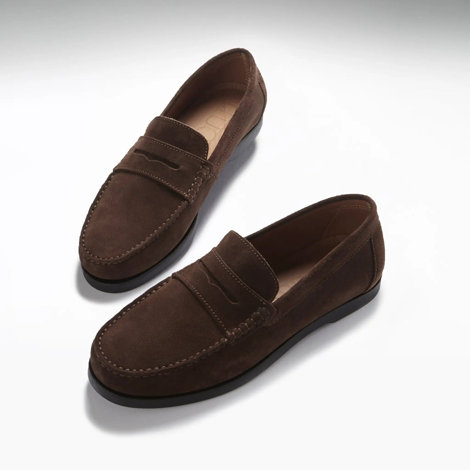 Boat Loafers, brown suede by Hugs & Co.