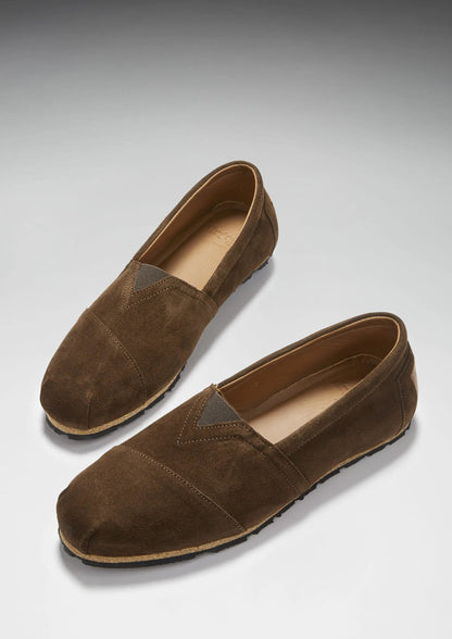Tyre Sole Espadrilles, brown suede by Hugs & Co.