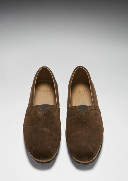 Tyre Sole Espadrilles, brown suede by Hugs & Co.