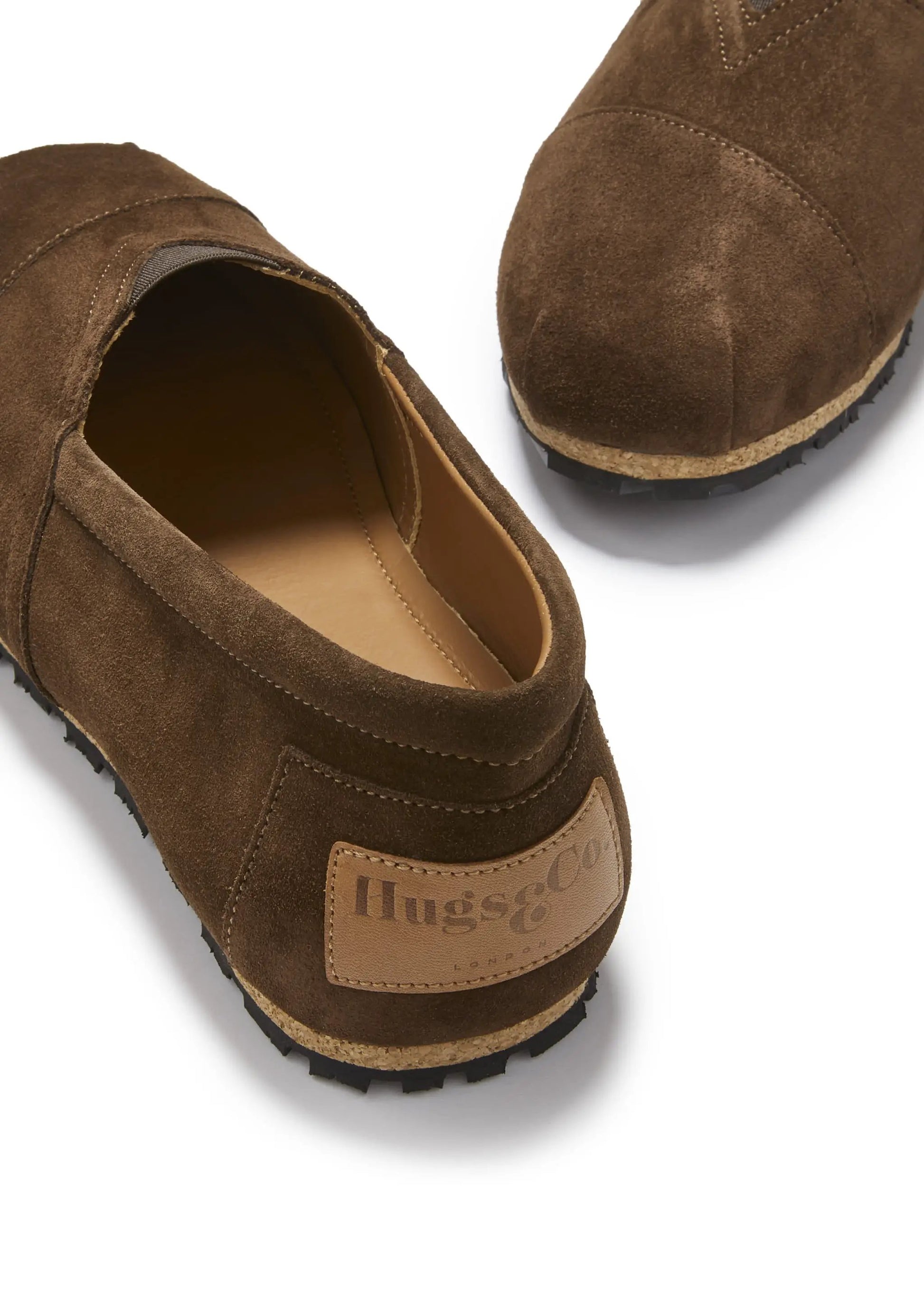 Tyre Sole Espadrilles, brown suede by Hugs & Co.