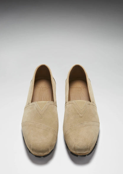 Tyre Sole Espadrilles, taupe suede by Hugs & Co.