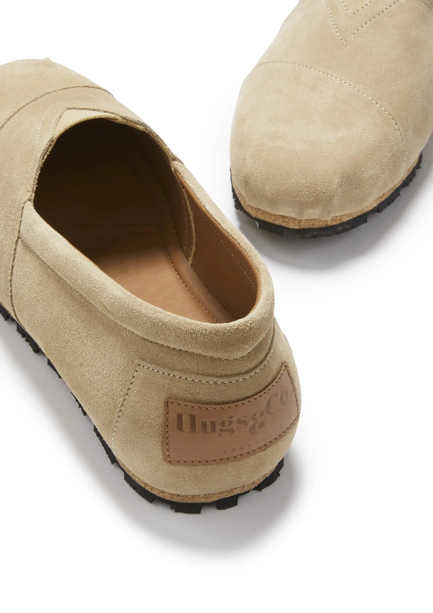 Tyre Sole Espadrilles, taupe suede by Hugs & Co.