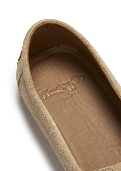 Tyre Sole Espadrilles, taupe suede by Hugs & Co.