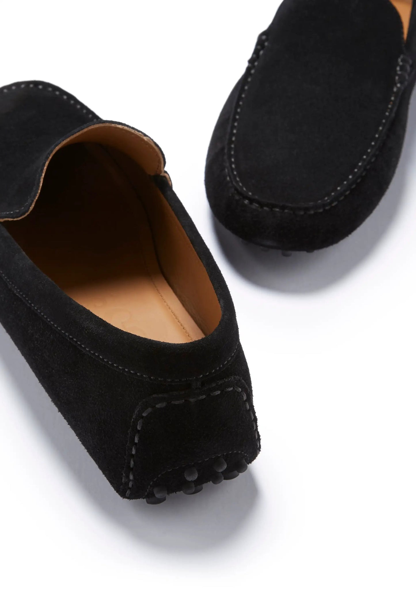 Driving Loafers, black suede by Hugs & Co.
