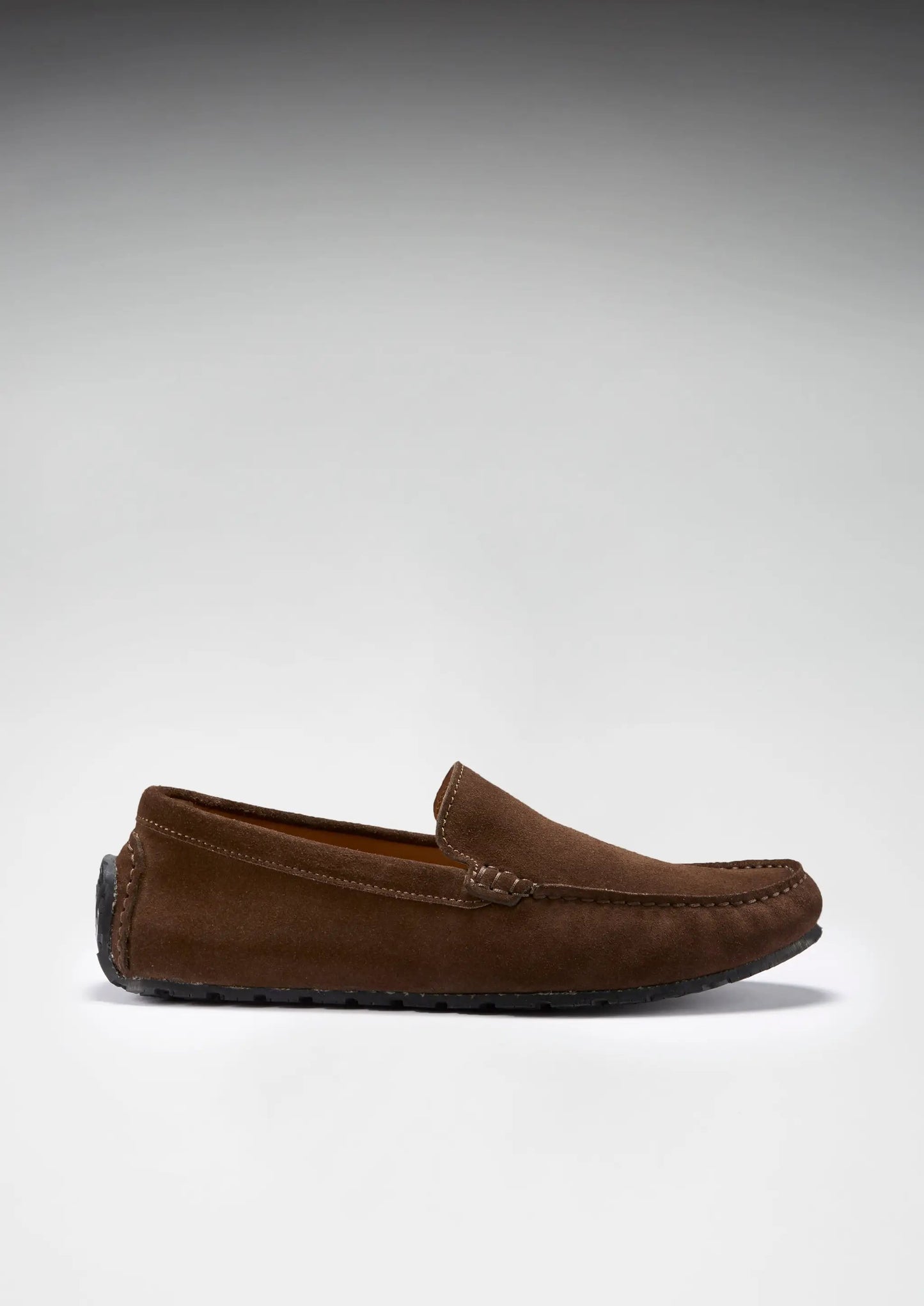 Tyre Sole Driving Loafers, brown suede by Hugs & Co.