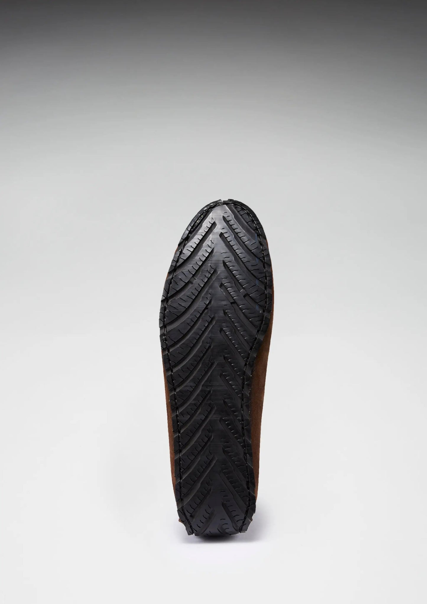 Tyre Sole Driving Loafers, brown suede by Hugs & Co.