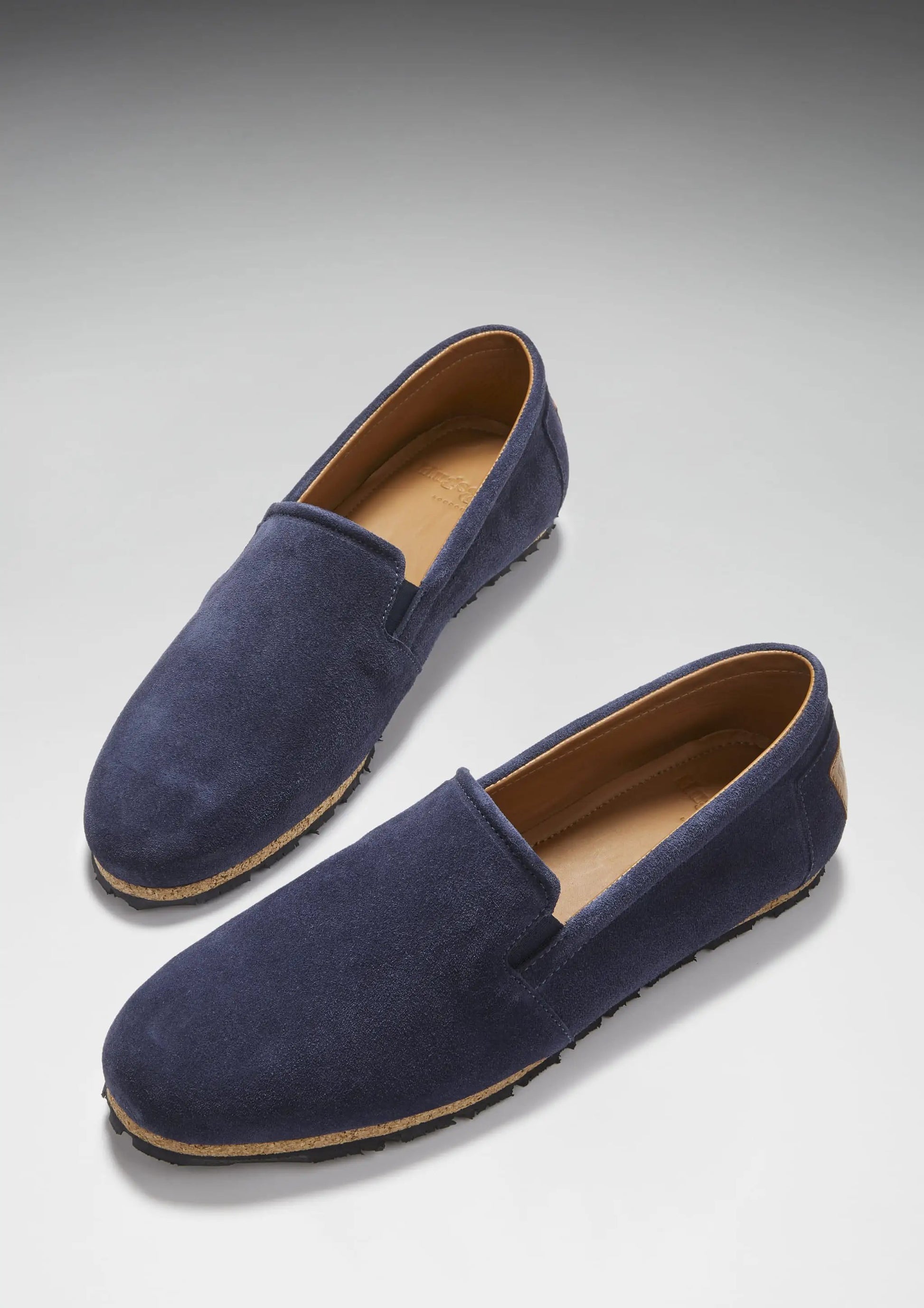 Tyre Sole Espadrilles, navy blue suede by Hugs & Co.
