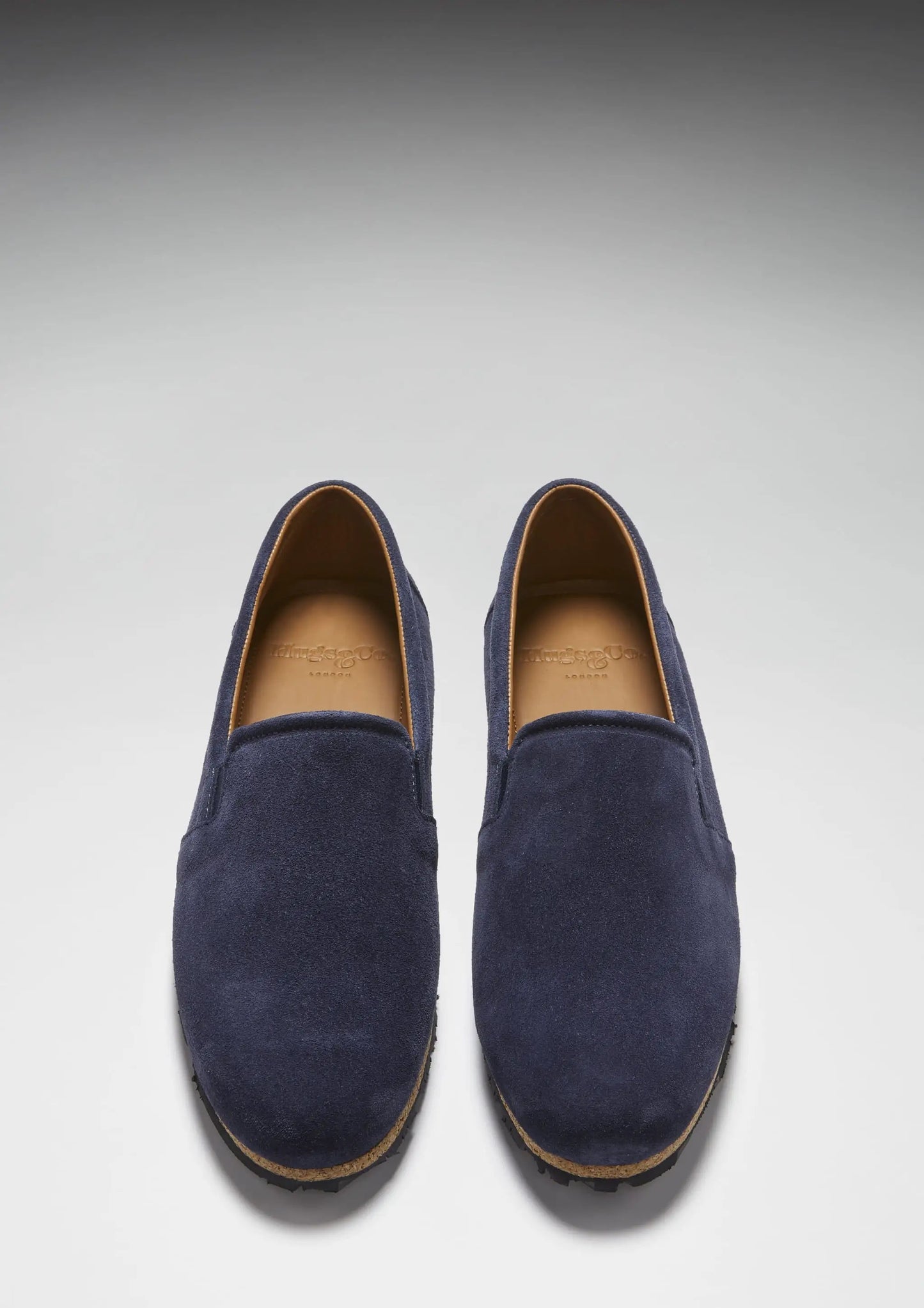 Tyre Sole Espadrilles, navy blue suede by Hugs & Co.