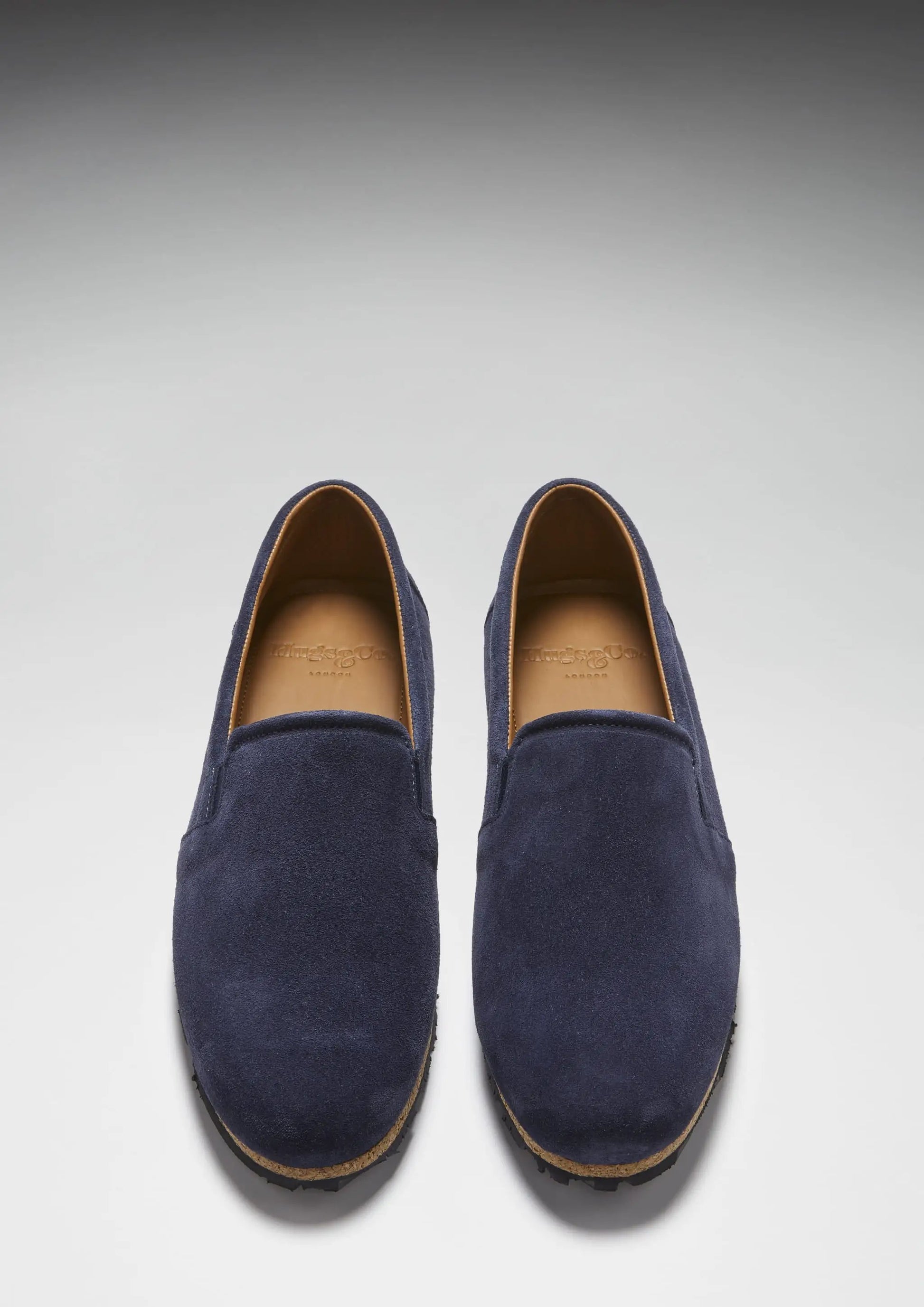 Tyre Sole Espadrilles, navy blue suede by Hugs & Co.