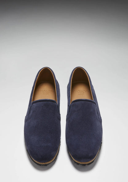 Tyre Sole Espadrilles, navy blue suede by Hugs & Co.