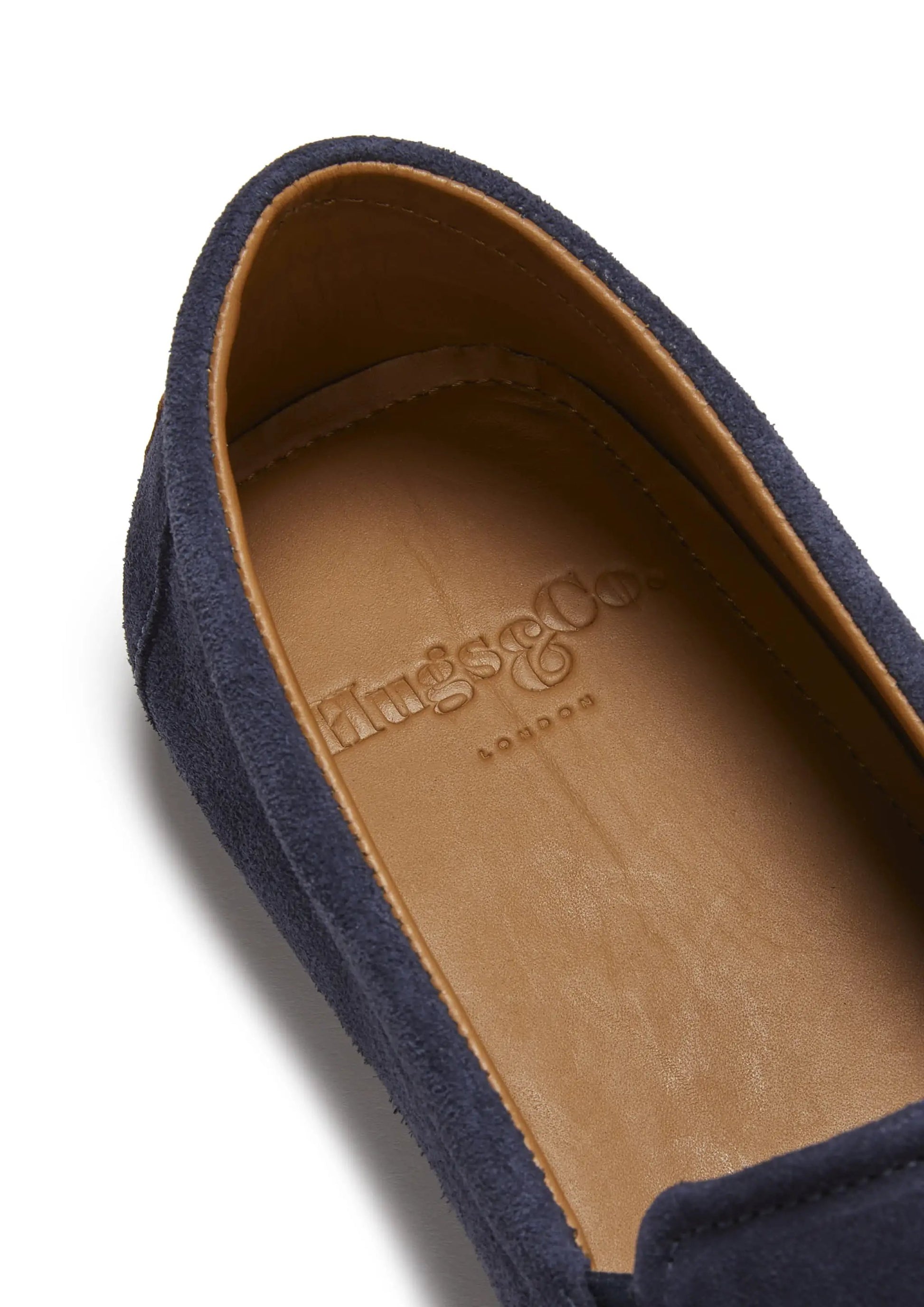 Tyre Sole Espadrilles, navy blue suede by Hugs & Co.