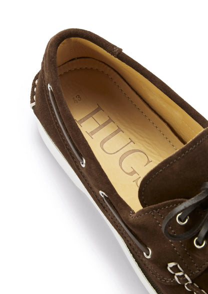 Deck Shoes, brown suede by Hugs & Co.
