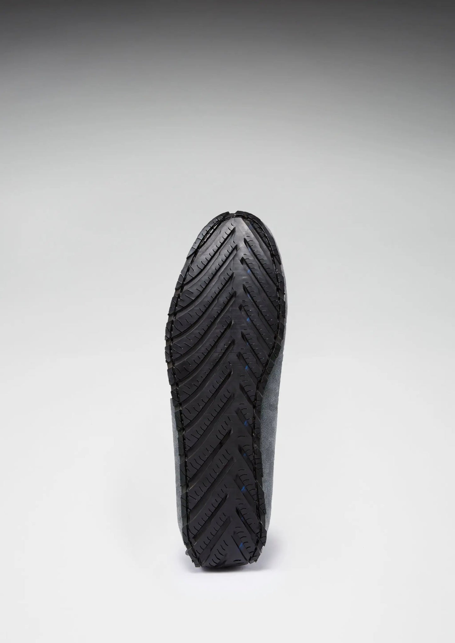 Tyre Sole Laced Driving Loafers, slate grey suede by Hugs & Co.