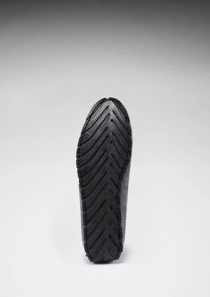 Tyre Sole Laced Driving Loafers, slate grey suede by Hugs & Co.