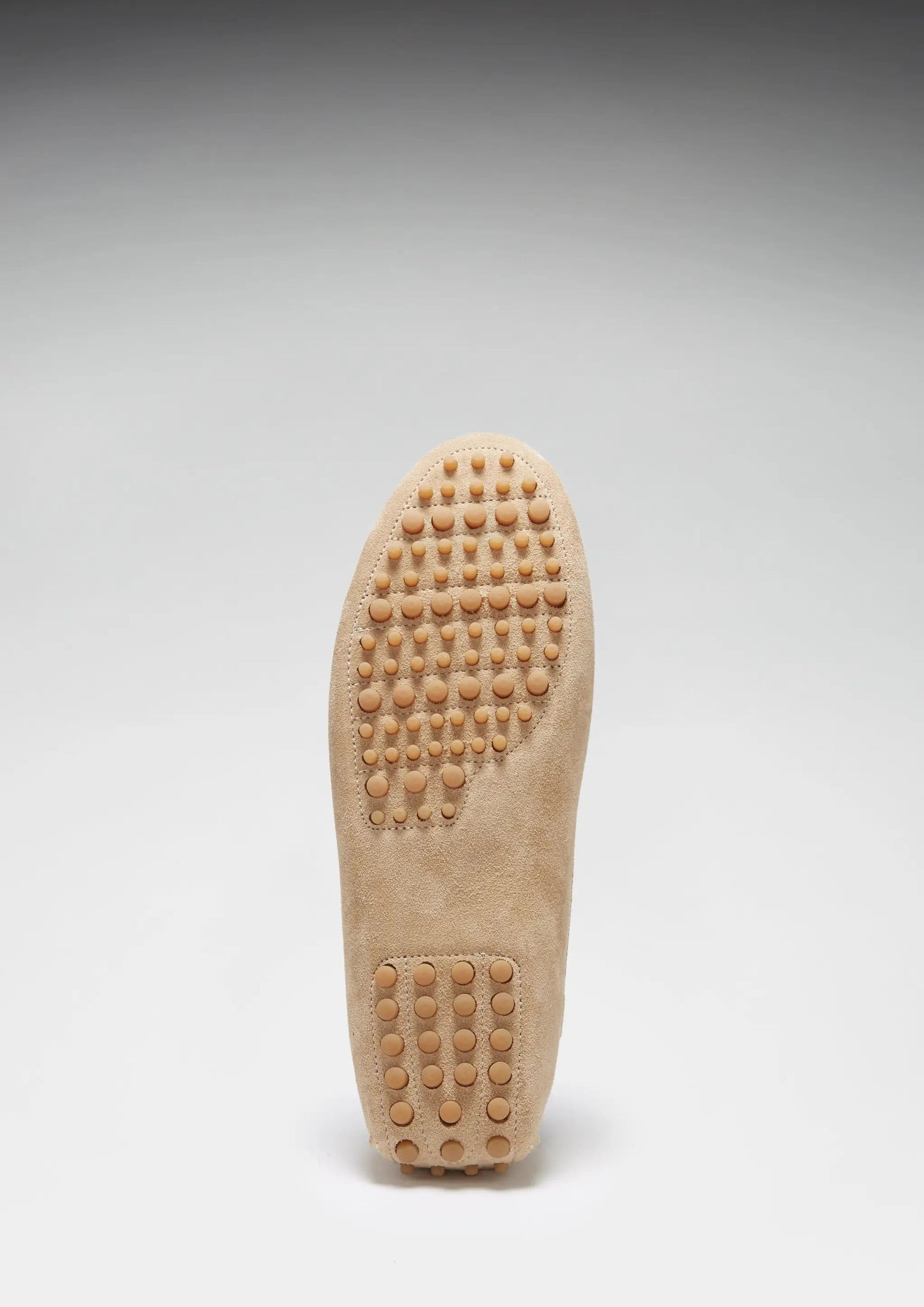 Laced Driving Loafers, taupe suede by Hugs & Co.