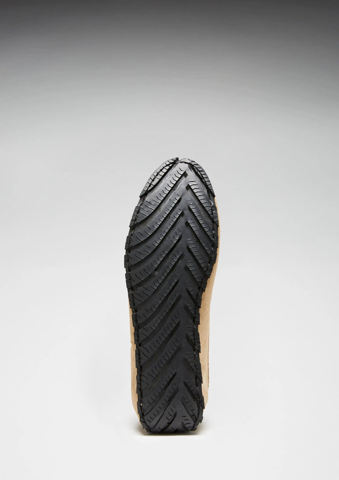 Tyre Sole Laced Driving Loafers, taupe suede by Hugs & Co.