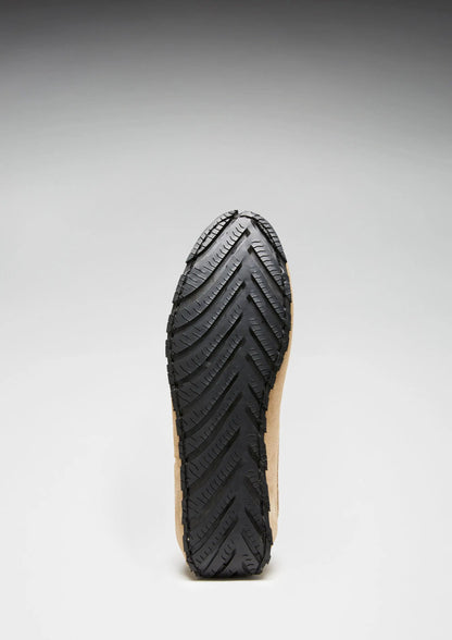 Tyre Sole Laced Driving Loafers, taupe suede by Hugs & Co.