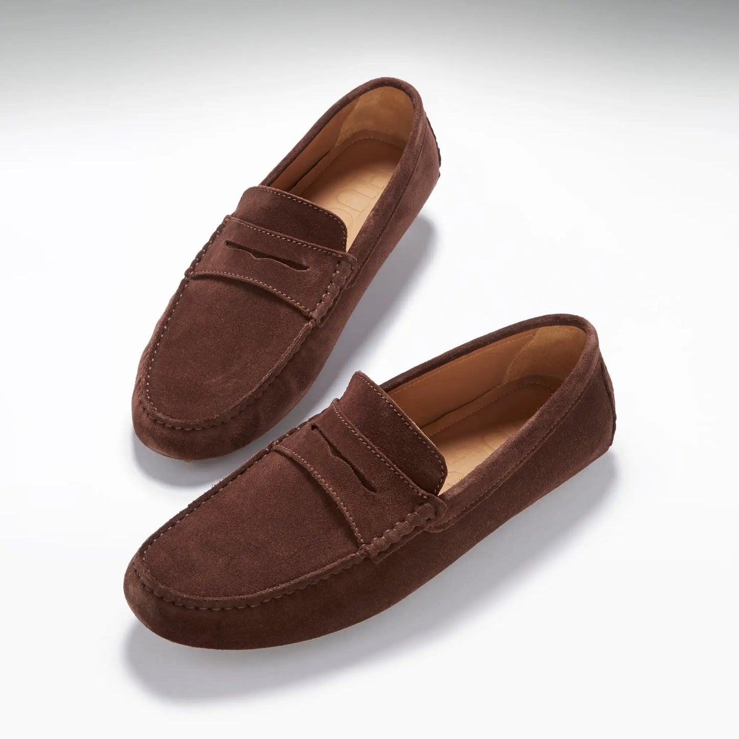 Penny Driving Loafers, brown suede by Hugs & Co.