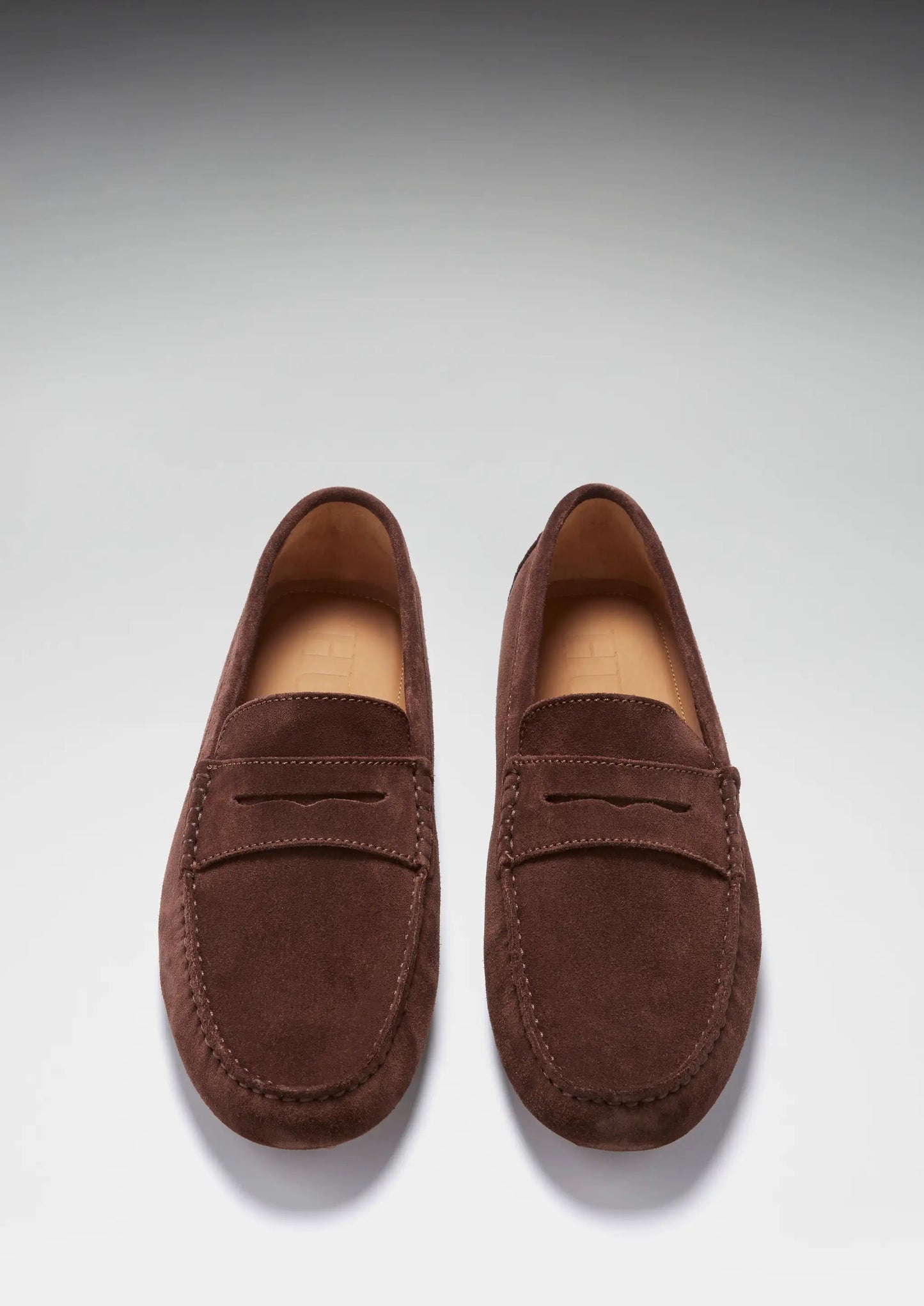 Penny Driving Loafers, brown suede by Hugs & Co.