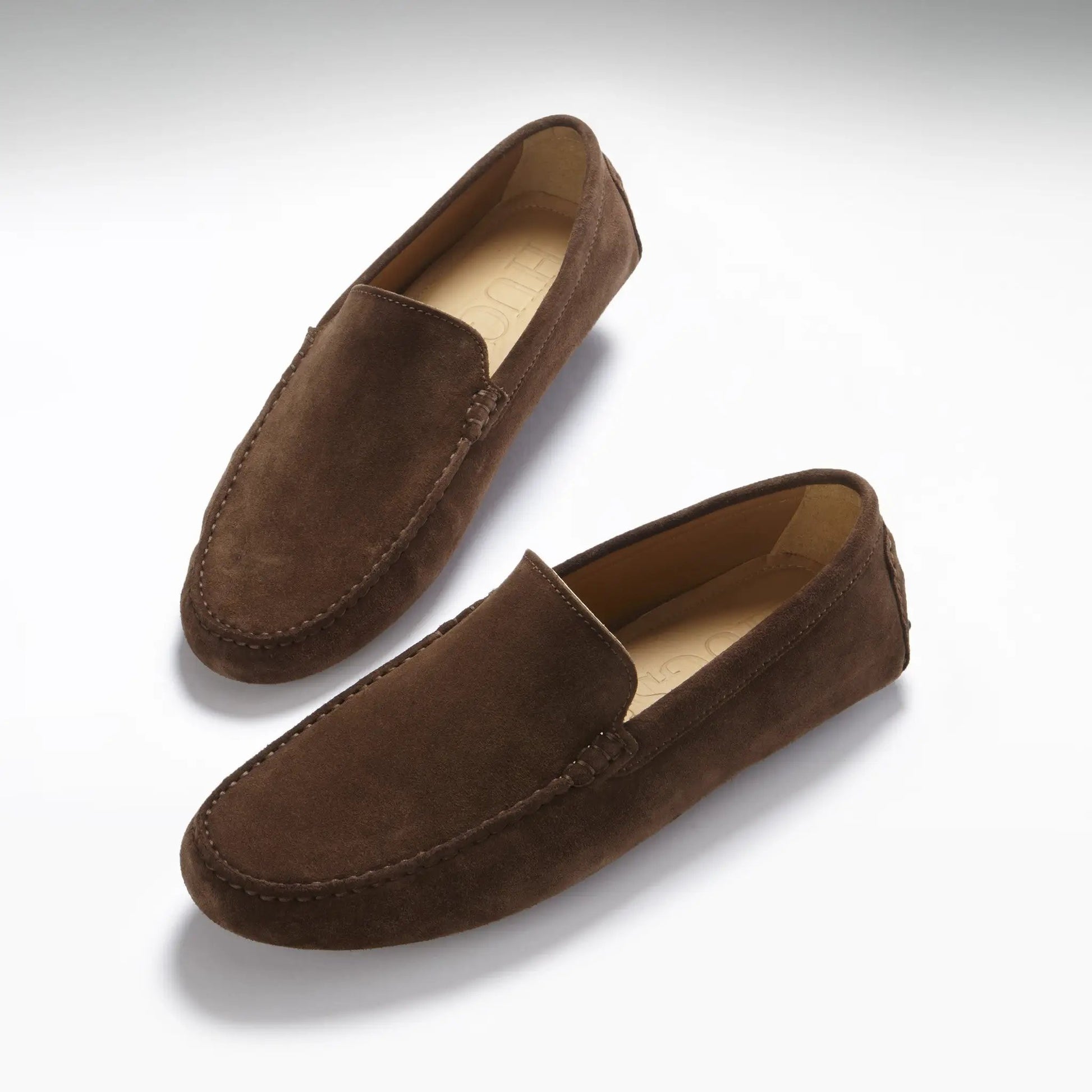 Driving Loafers, brown suede by Hugs & Co.