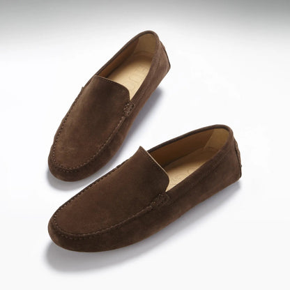 Driving Loafers, brown suede by Hugs & Co.