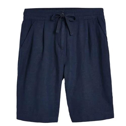 Womens Linen Blend Knee Shorts - 2575 by Ek Wholesale