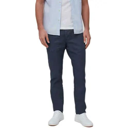 Mens Straight Fit Linen Blend Trousers by Ek Wholesale