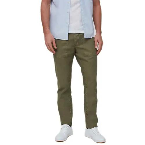 Mens Straight Fit Linen Blend Trousers by Ek Wholesale