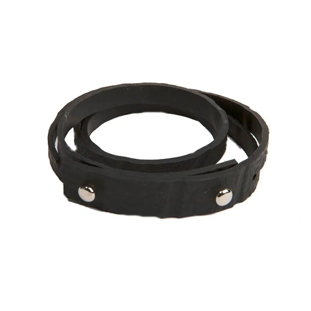 Nino Recycled Rubber Wraparound Bracelet by Paguro Upcycle
