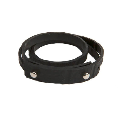 Nino Recycled Rubber Wraparound Bracelet by Paguro Upcycle