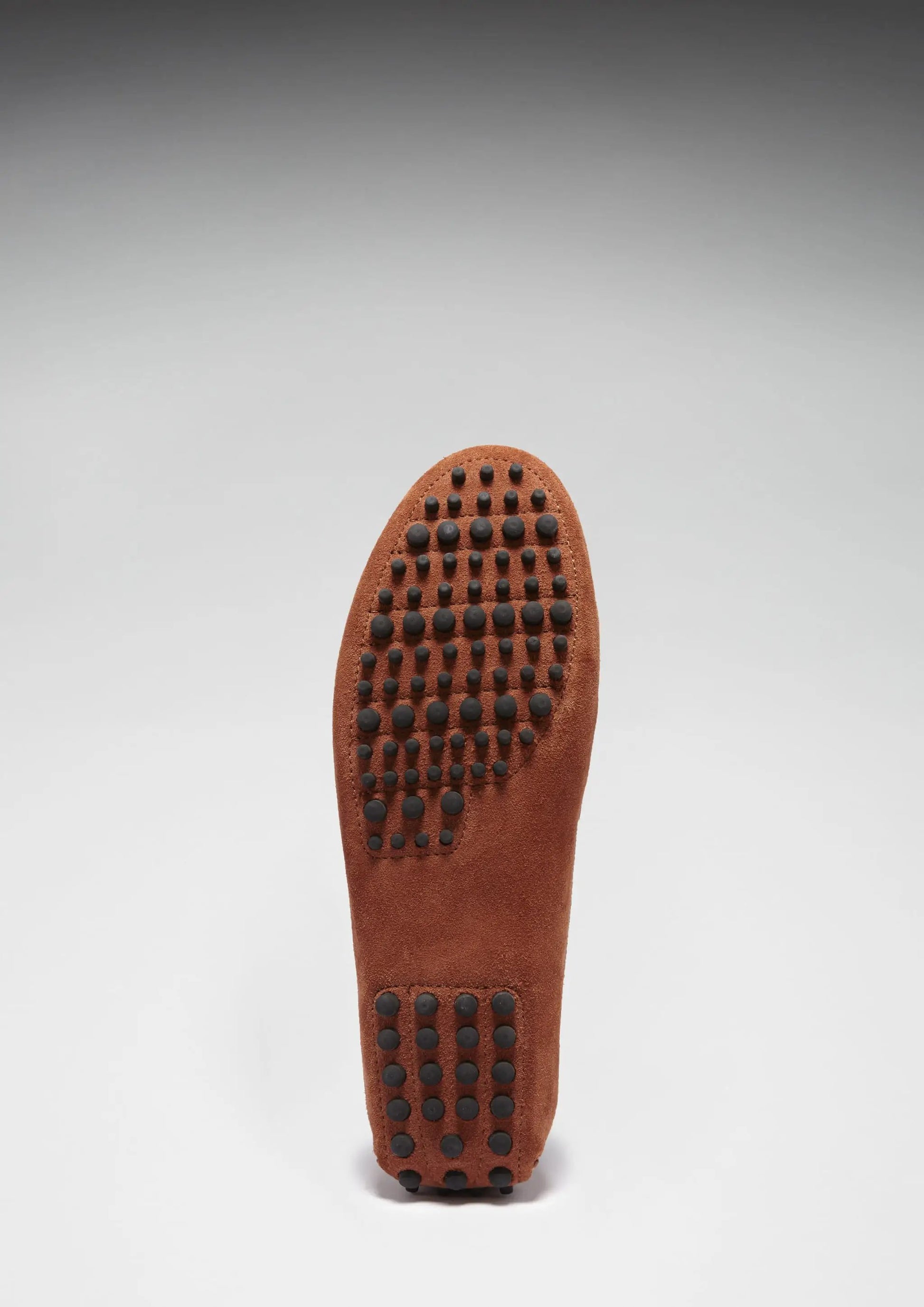 Penny Driving Loafers, rust suede by Hugs & Co.