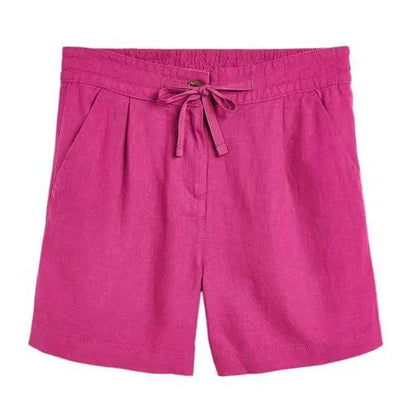 Womens Linen Summer Shorts - 2574 by Ek Wholesale