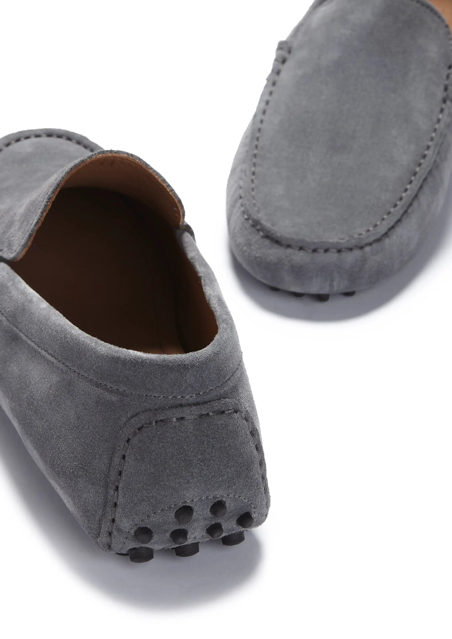 Driving Loafers, slate grey suede by Hugs & Co.