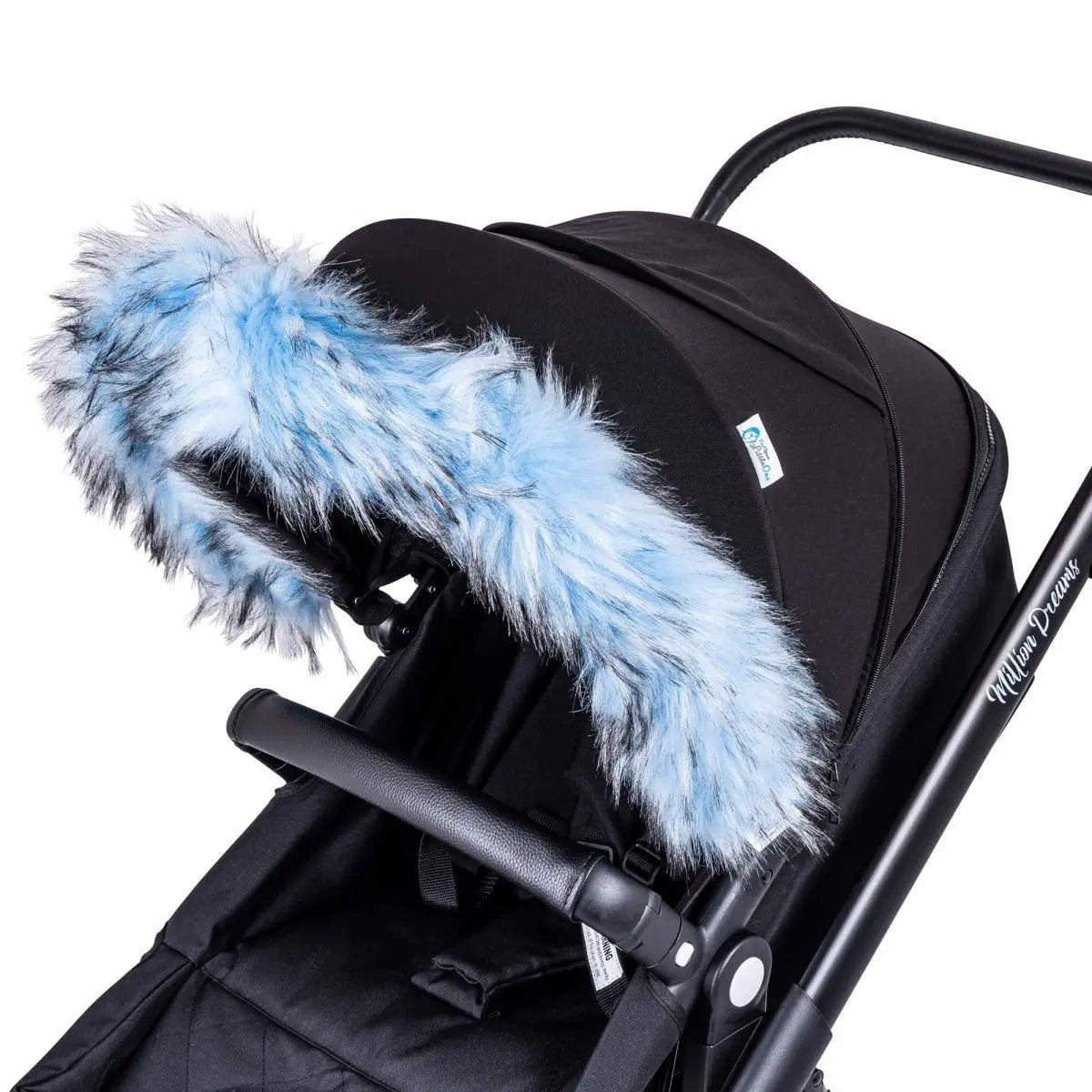 Pram Fur Hood Trim Attachment for Pushchair by For Your Little One