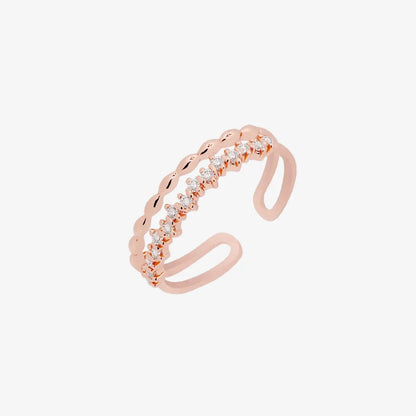 Double layered ring by Nabi London