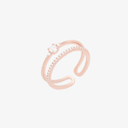 Big Cubic Layered Ring by Nabi London