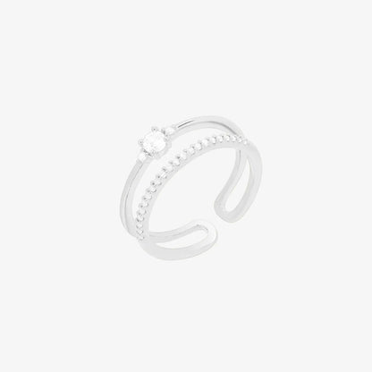 Big Cubic Layered Ring by Nabi London