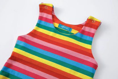 Rainbow Kid Dungarees by Stylish Mum
