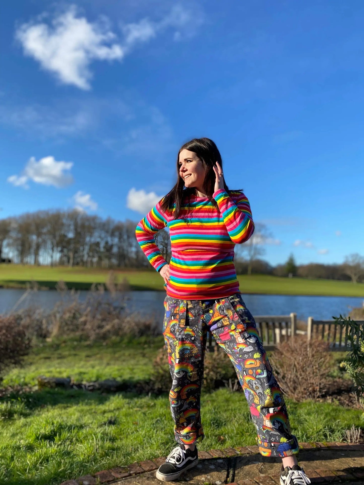 Roxy Rainbow Breastfeeding Top by Stylish Mum