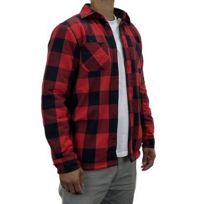 Mens Sherpa Fleece Lined Work Shirt - 4061 by Ek Wholesale