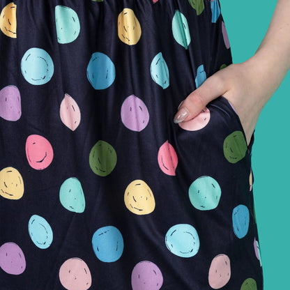 The Knee Length Breastfeeding Dress - Shona Spot by Stylish Mum